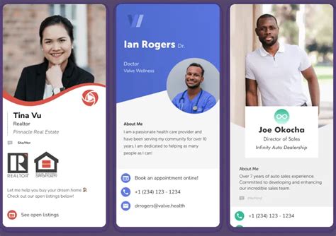 digital business cards for teams